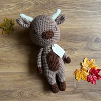 Image 1 of Crochet ox doll