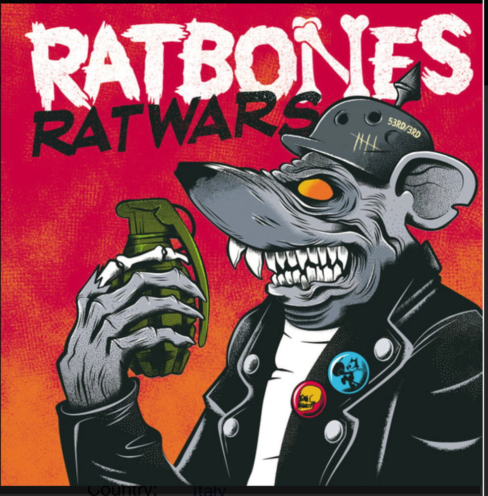 Image of Ratbones – Ratwars 7”