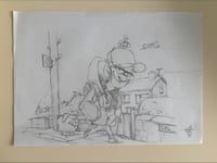 Image 4 of Limited 1 of 1 Sketches A4 Cheo Characters And Cheo Bee Signed