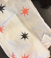 Image 3 of Starburst Pattern Tea Towels (SET OF 2) - Hand Stamped