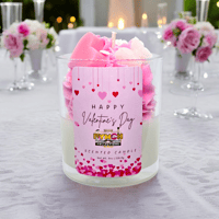 Image 3 of Handmade Scented Valentines Candle 