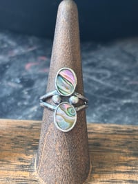 Image 1 of Double Abalone Ring (6.5)
