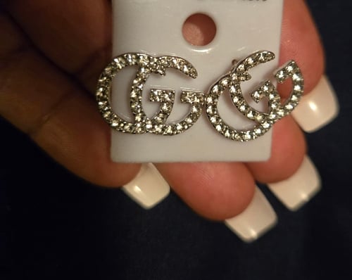 Image of GG Earrings (Regular Silver)