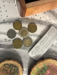 Image 13 of THRASHER INDY WOOD COINS CIGAR BOX 