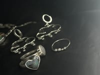 Image 1 of Silver Bubble Ring 4 bubbles