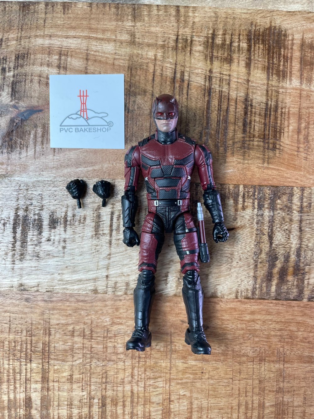 (DISPLAYED) MARVEL LEGENDS NETFLIX DAREDEVIL (MAN THING BAF)