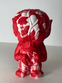Image 1 of Alien Invader - Glow Candy Cane Marble only 2 made