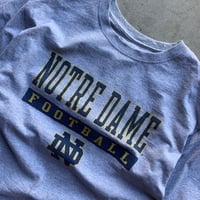 Image 1 of CHAMPION NOTRE DAME FOOTBALL TEE