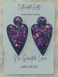 Image 3 of “No Greater Love” Earrings