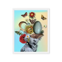 Image 11 of FREE SHIPPING - The Personification of EGGcellence - Framed Canvas Print - 3 Frame Choices - 2 SizeS