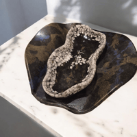 Image 4 of Handcrafted Decorative Plate I Art Home Décor |Marble Chips & Marble Powder | 27 cm