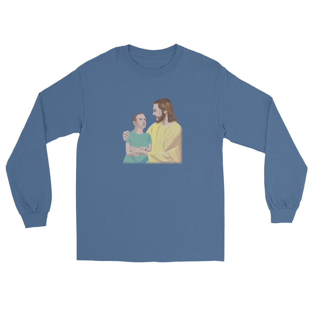 Image of MARK MEETS JESUS LONG SLEEVE SHIRT