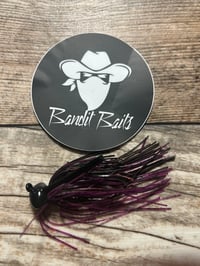 Purple n Black 1/2oz Football Jig 