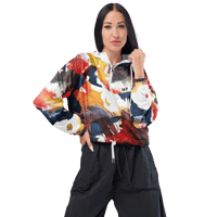 Image 6 of Women’s BRH DOMESICK sweet drip Cropped Windbreaker