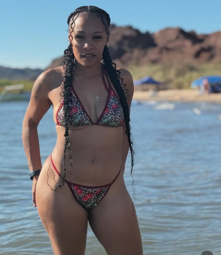 Cherry x cheetah swimsuit