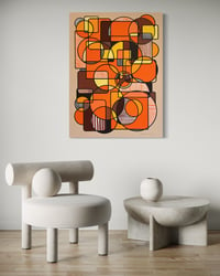 Image 7 of 'Ambience' Original Abstract Acrylic Painting On Stretched Canvas 91.5x122cm 