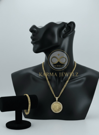 Image 2 of Cuban Necklace/Bracelet Sets