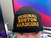 "Original Boston Hardcore" Gold Logo New Era Knit beanie hat