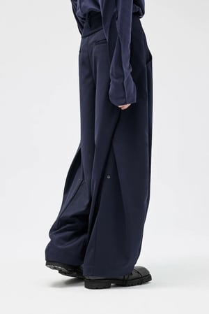 Image of EQUALNEAR - Horizon Wide Pants (Blue)