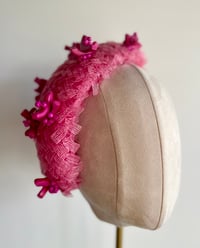 Image 1 of Rose pink headpiece 