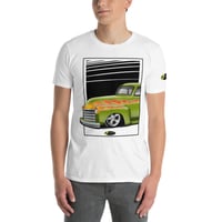 Image 2 of Short-Sleeve Unisex T-Shirt 50's hot rod truck