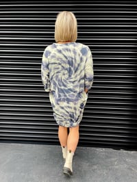 Image 5 of Milano dress with pockets - Acid wash tie dye