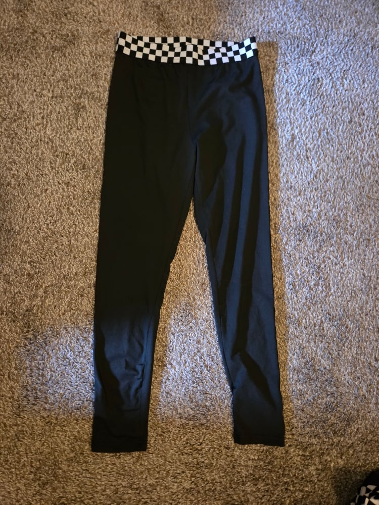 Image of checkered leggings