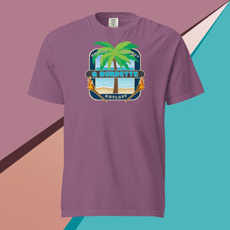 Q Burdette Survivin Comfort Colors T-Shirt Image 3