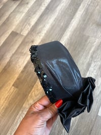 Image 2 of Black boo hat 