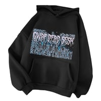 Gwap Dead Sesh Black Hoodie (White&Blue)