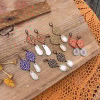 Image 2 of Ripple Antler earrings