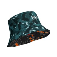 Image 1 of Great Lakes Camo / Urban Planning Inside-Out Bucket Hat