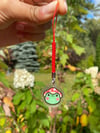 Mushroom Frog Phone Charm