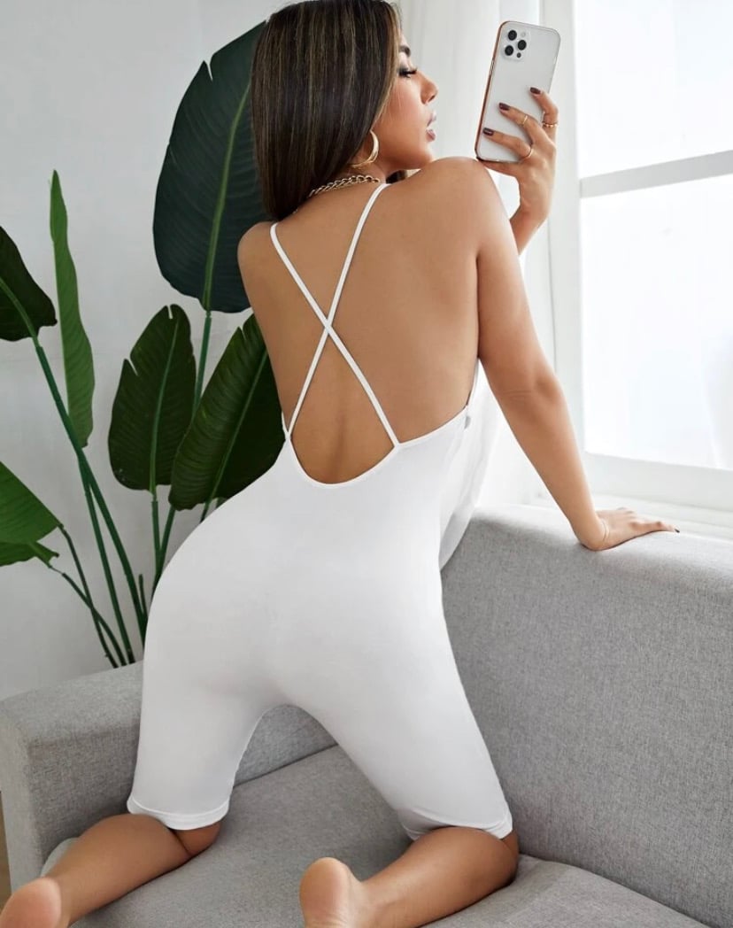 Image of White Rompers