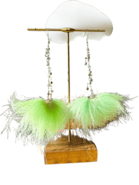 Image 3 of Puff Power Earrings 