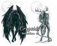 Image 1 of Cryptid Series - Print Selection 2 ( Mothman / Wendigo )