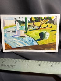 Image 2 of Hollywood Forever Postcard Painting