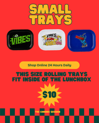 Image 2 of Small VIBES™ Limited Edition Metal Rolling Tray