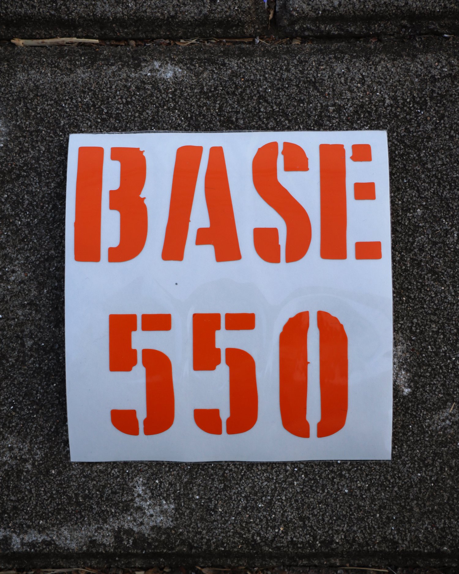 BASE 550 Die Cut Sticker | Base 550 Paracord Studio