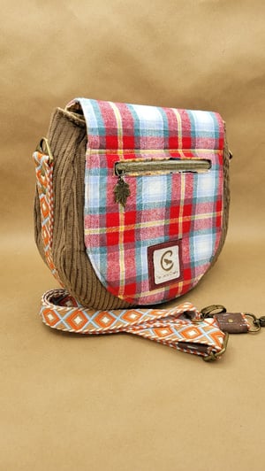 Image of Plaid Saddle Bag