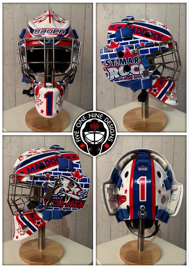 Custom Goalie Mask Decals 