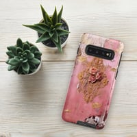 Image 3 of Pastel Pink Tattered Texture Rose Gold Goth Lolita Kawaii Inspired Tough case for Samsung®