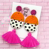 Flirty Text pink and orange 
