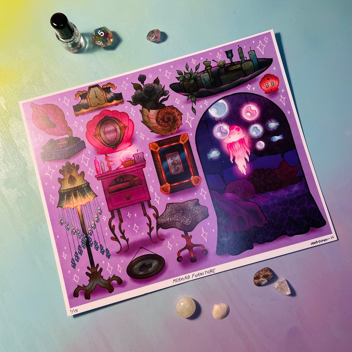Image of Mermaid Furniture Print