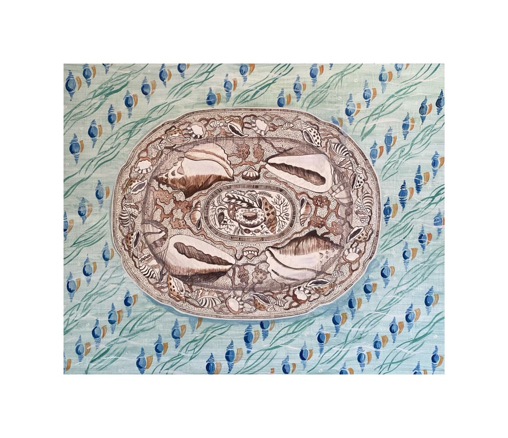 Image of Shell Plate Giclee Print