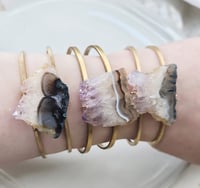 Image 8 of Amethyst Druzy Cuff, Gifted to Stevie Nicks