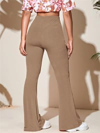 Image 4 of High-Waist Flare Active Pants