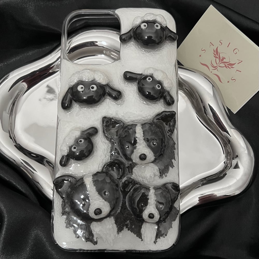 Image of Sheep Make Him Lazy Clay Phone Case For All Brand 