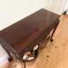 Vintage ball and claw foot hall table