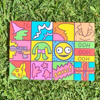 Image 1 of Keith Haring x Smiling Friends Print 